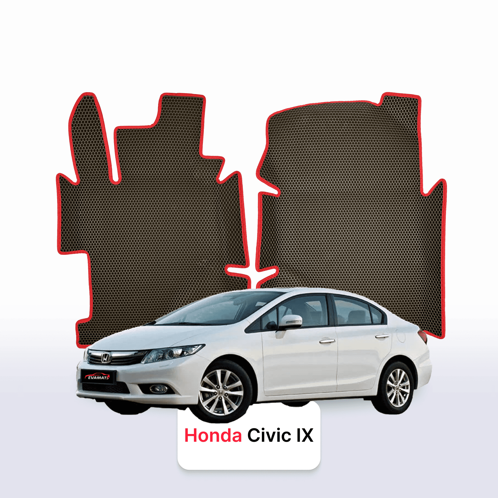 EVA auto paklāji Honda Civic 9 paaudze 2011-2017 gads SEDANS