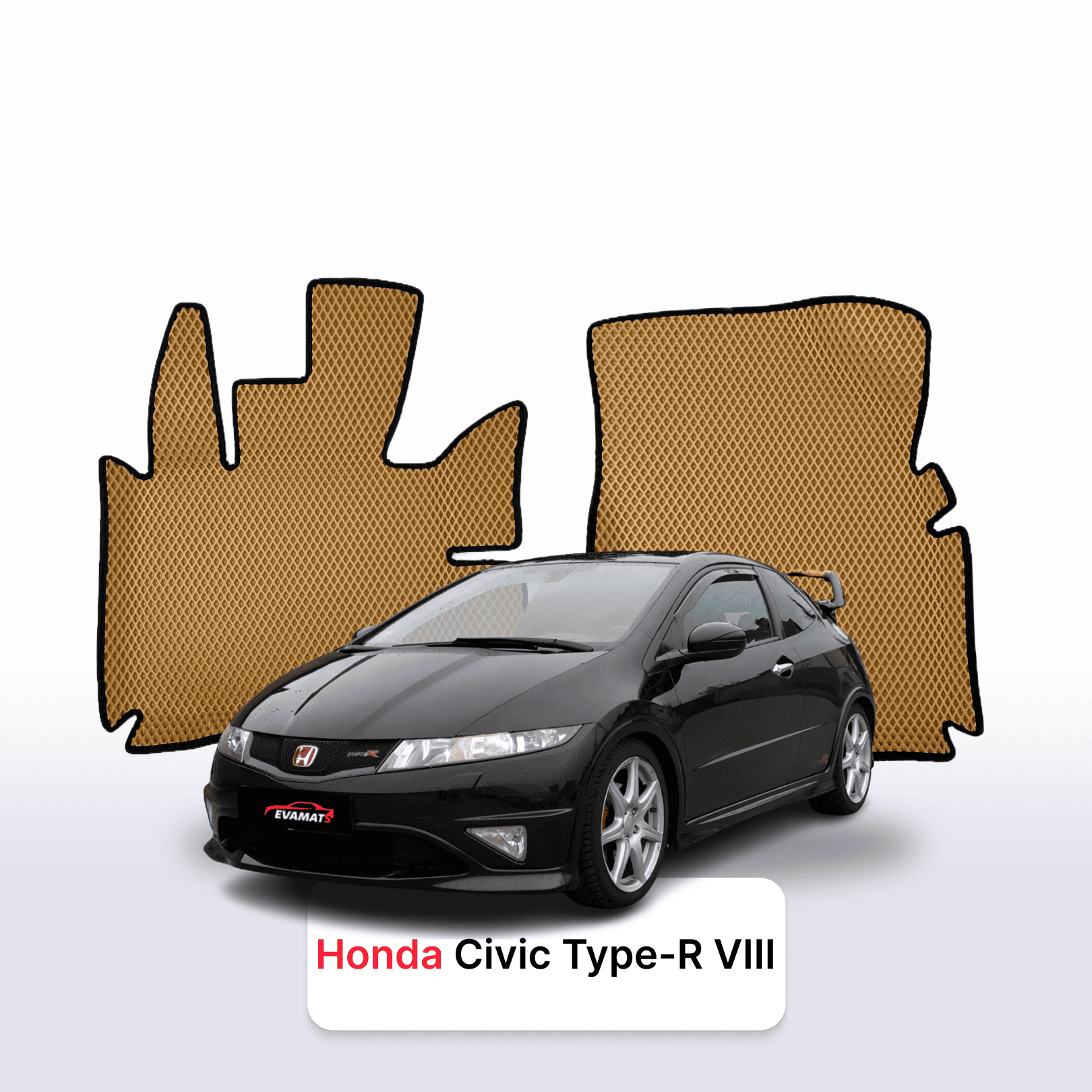 EVA auto paklāji Honda Civic Type-R 8 paaudze 2005-2012 gads HEČBEKS 5 durvju