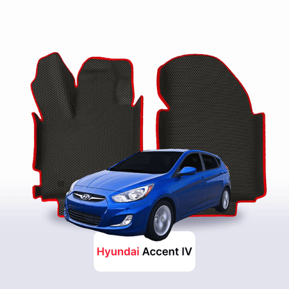 EVA auto paklāji Hyundai Accent 4 paaudze 2010-2019 gads HEČBEKS 5 durvju