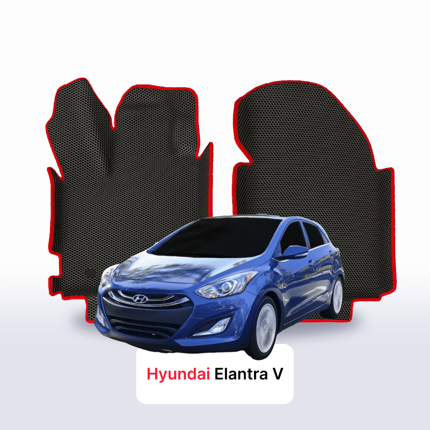 EVA auto paklāji Hyundai Elantra(MD) 5 paaudze 2010-2014 gads HEČBEKS 5 durvju