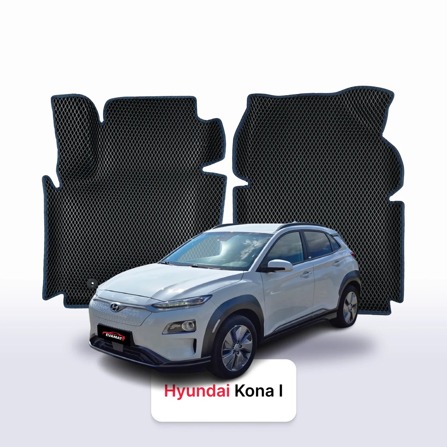 EVA auto paklāji Hyundai Kona 1 paaudze 2017-2023 gads Electric SUV