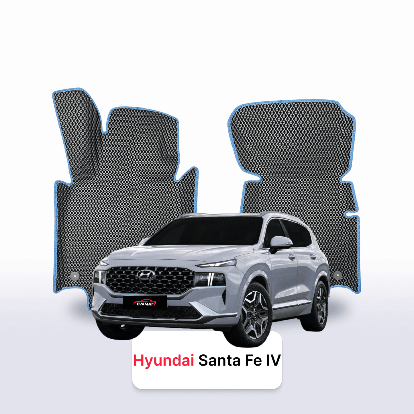 EVA auto paklāji Hyundai Santa Fe 4 paaudze 2018-2023 gads SUV