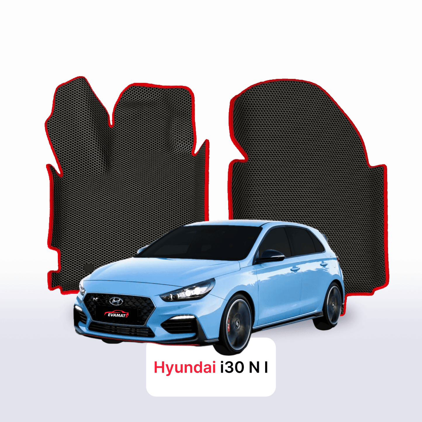 EVA auto paklāji Hyundai i30 N 1 paaudze 2016-2028 gads HEČBEKS 5 durvju