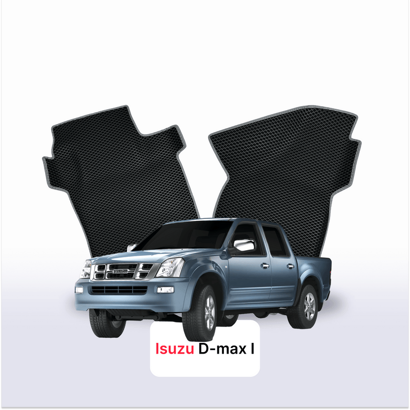 EVA auto paklāji Isuzu D-Max 1 paaudze 2002-2012 gads PICK-UP  double cabin