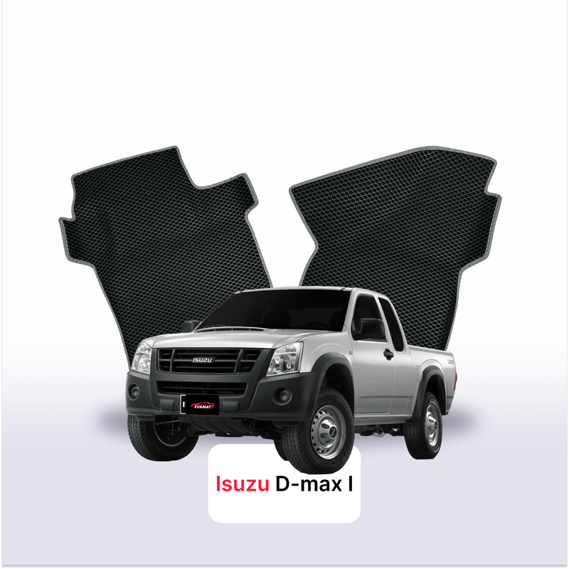 EVA auto paklāji Isuzu D-Max 1 paaudze 2002-2012 gads PICK-UP one-and-half cabin