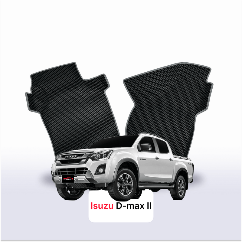 EVA auto paklāji Isuzu D-Max 2 paaudze 2011-2020 gads PICK-UP  double cabin