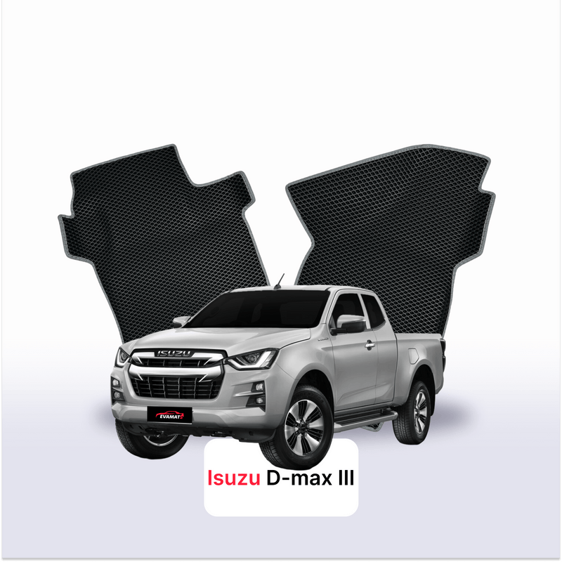 EVA auto paklāji Isuzu D-Max 3 paaudze 2019-2027 gads PICK-UP one-and-half cabin