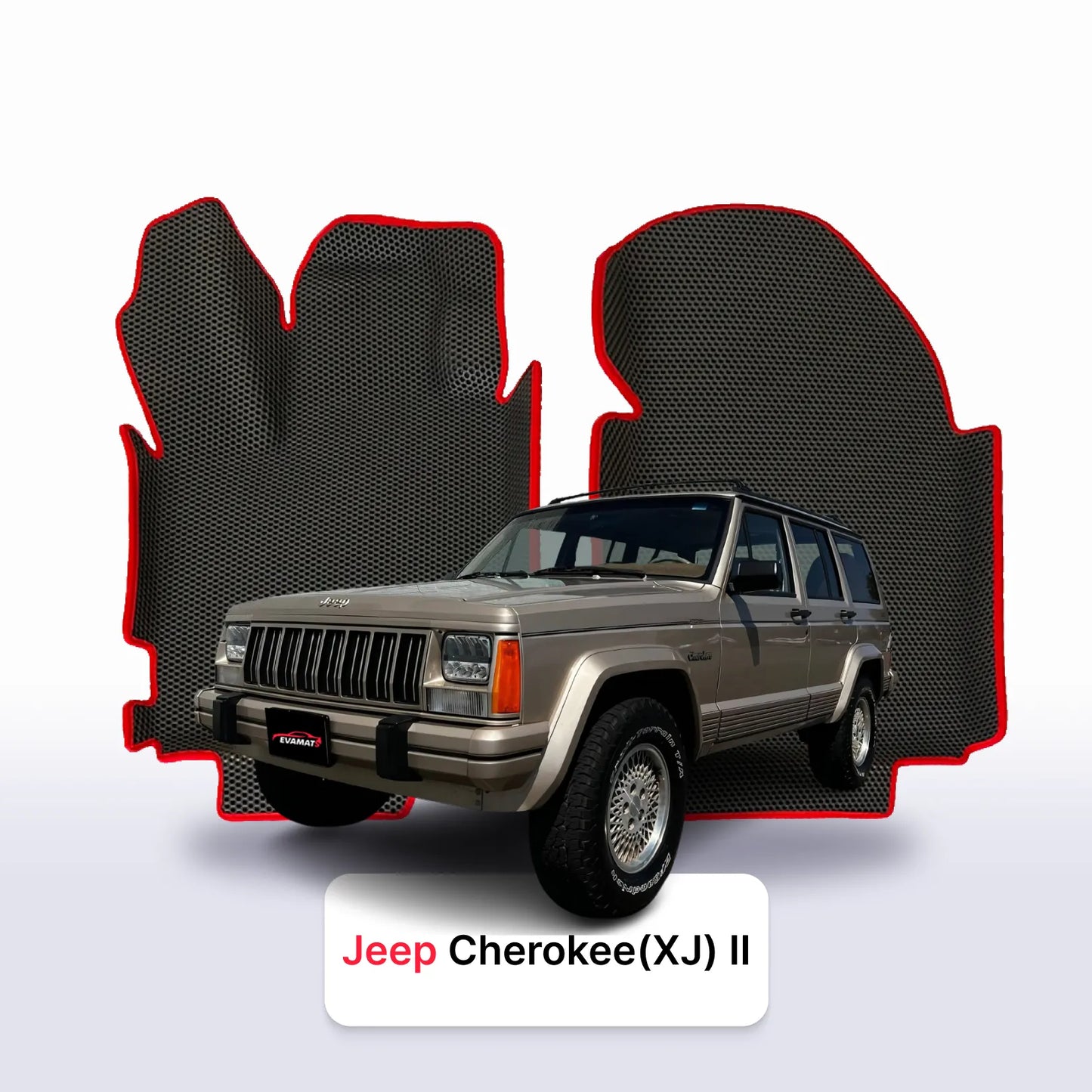 EVA auto paklāji Jeep Cheyearee(XJ) pre-facelift 2 paaudze 1983-1996 gads SUV 5 dzwi