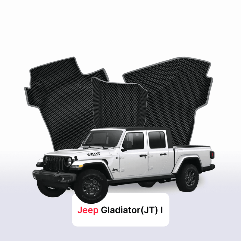 EVA auto paklāji Jeep Gladiator(JT) 1 paaudze 2019-2028 gads PICK-UP  double cabin