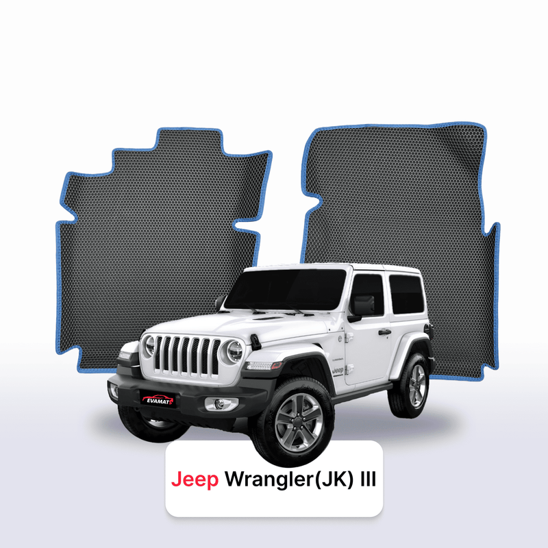 EVA auto paklāji Jeep Wrangler(JK) 3 paaudze 2006-2018 gads 3 durvju SUV
