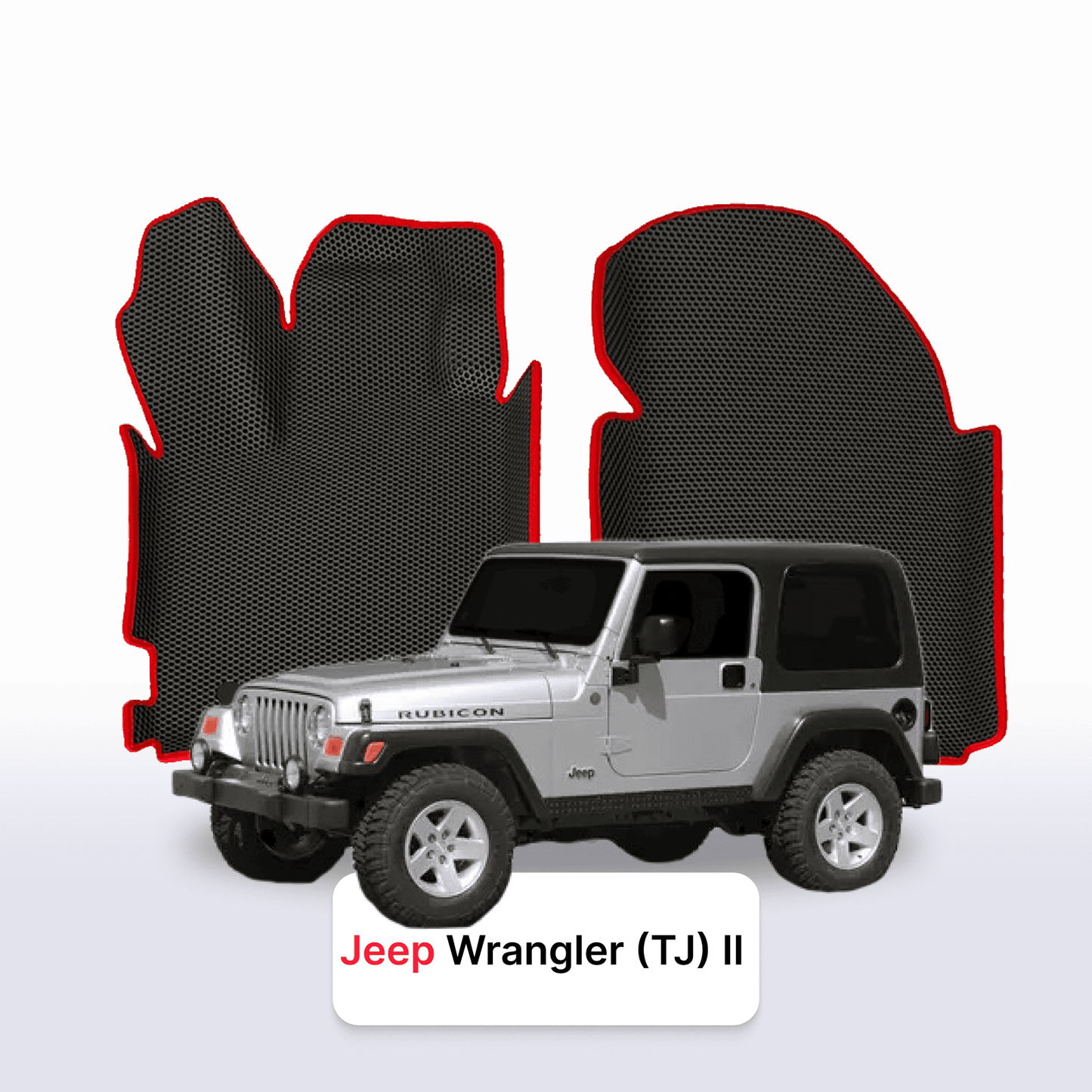 EVA auto paklāji Jeep Wrangler(TJ) 2 paaudze 1996-2006 gads 3 durvju SUV