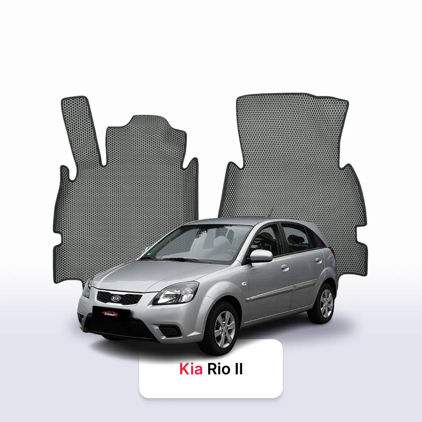 Car mats EVA for Kia Rio II gen 2005-2011 HATCHBACK 5 door