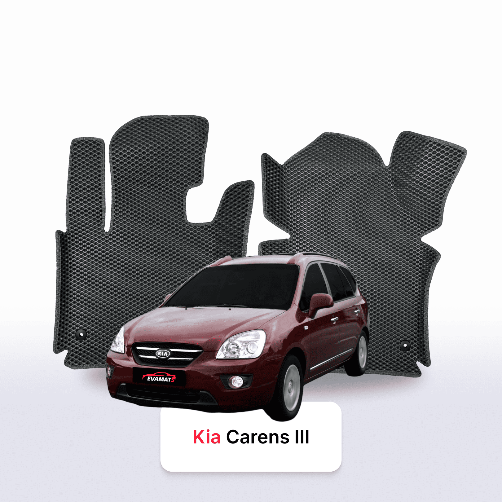 EVA auto paklāji Kia Carens(UN) III gen 2006-2012 gads MINIVENS