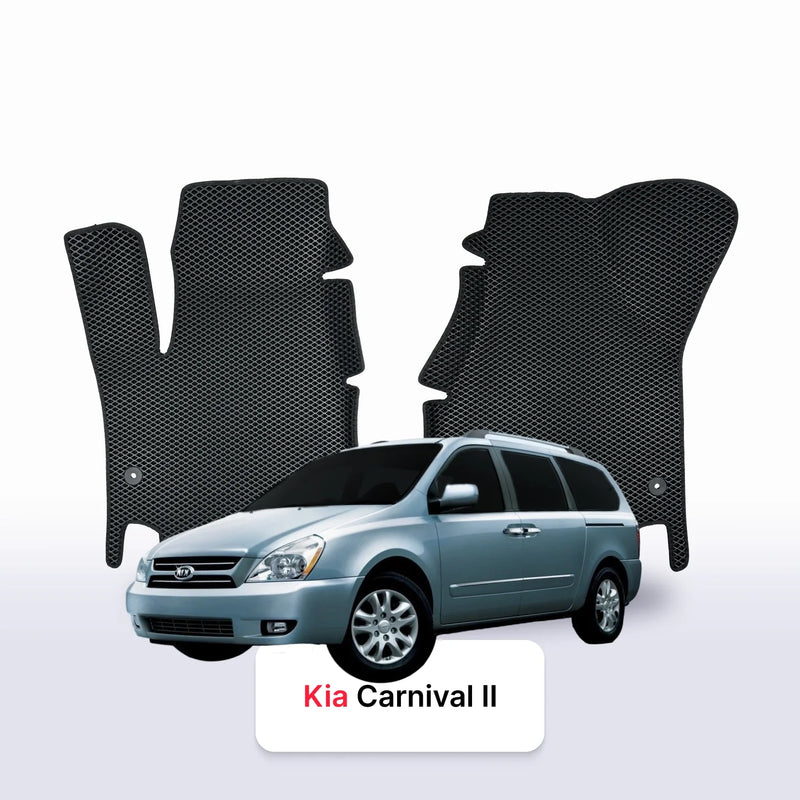 EVA auto paklāji Kia Carnival II gen 2006-2014 gads MINIVENS