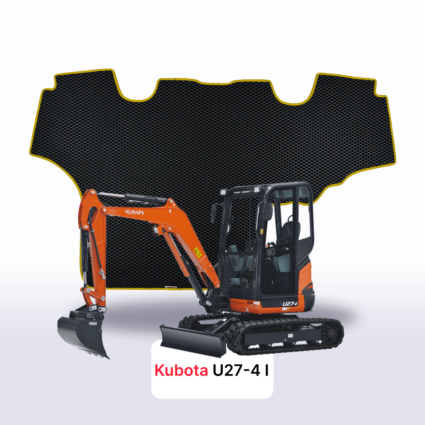 EVA auto paklāji Kubota U27-4 1 paaudze 2015-2028 gads EKSKAVATORS