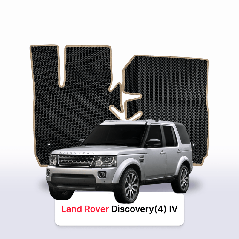 EVA auto paklāji Land Rover Discovery(4) 4 paaudze 2009-2016 gads SUV 5 durvju + EVA papēža paliktnis