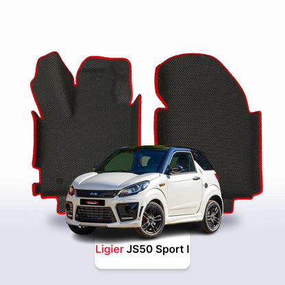 EVA auto paklāji Ligier JS50 Sport 1 paaudze 2017-2024 gads HEČBEKS 3 durvju
