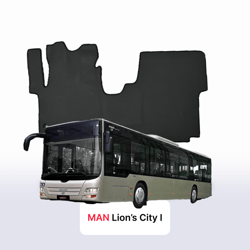 EVA auto paklāji MAN Lion’s City 1 paaudze 1996-2028 gads AUTOBUSS