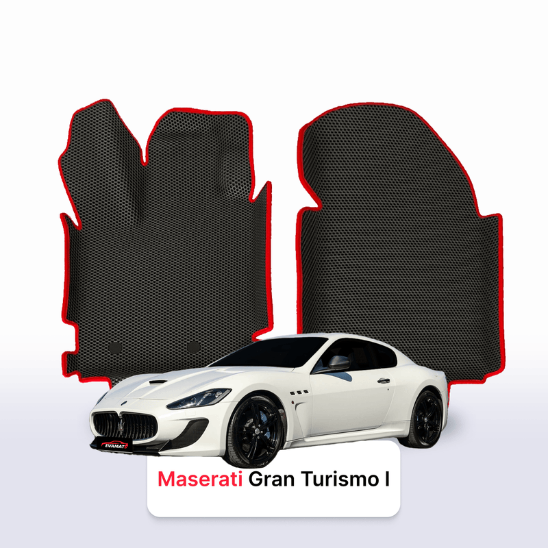 EVA auto paklāji Maserati GranTurismo 1 paaudze 2007-2019 gads KUPEJA MC Stradale