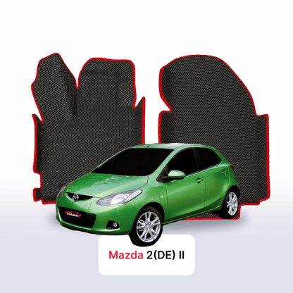 EVA auto paklāji Mazda 2(DE) 2 paaudze 2007-2014 gads HEČBEKS 5 durvju
