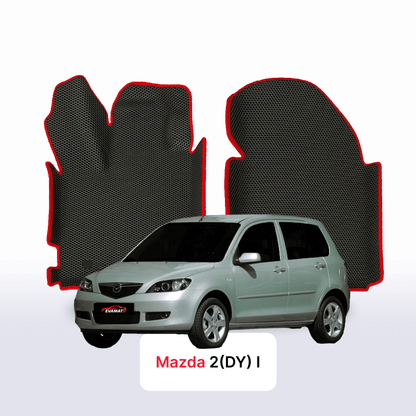 EVA auto paklāji Mazda 2(DY) 1 paaudze 2003-2007 gads HEČBEKS 5 durvju