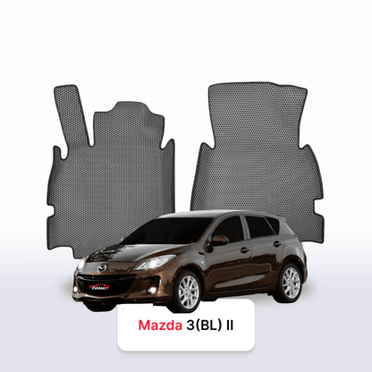 EVA auto paklāji Mazda 3(BL) 2 paaudze 2008-2013 gads HEČBEKS 5 durvju