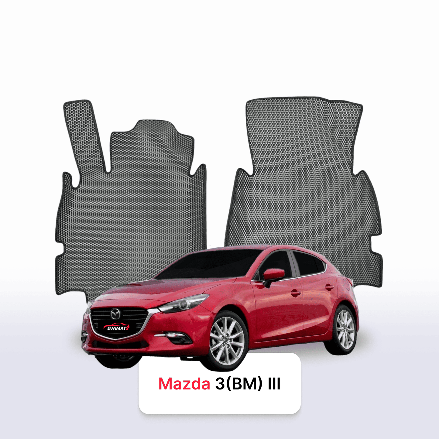 EVA auto paklāji Mazda 3(BM) 3 paaudze 2013-2019 gads HEČBEKS 5 durvju