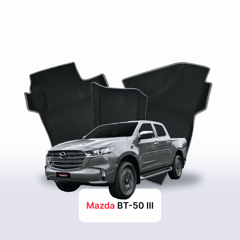EVA auto paklāji Mazda BT-50 3 paaudze 2020-2028 gads PICK-UP  double cabin