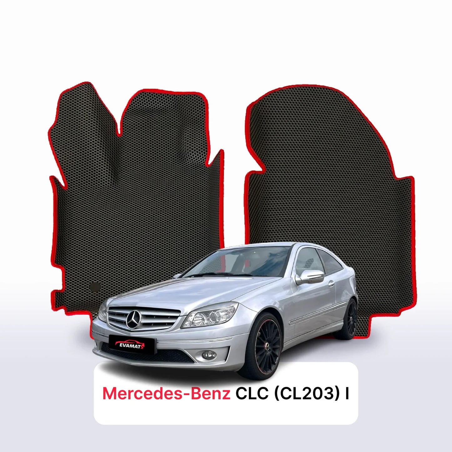 EVA auto paklāji Mercedes-Benz CLC (CL203) 1 paaudze 2008-2011 gads HEČBEKS 3 durvju
