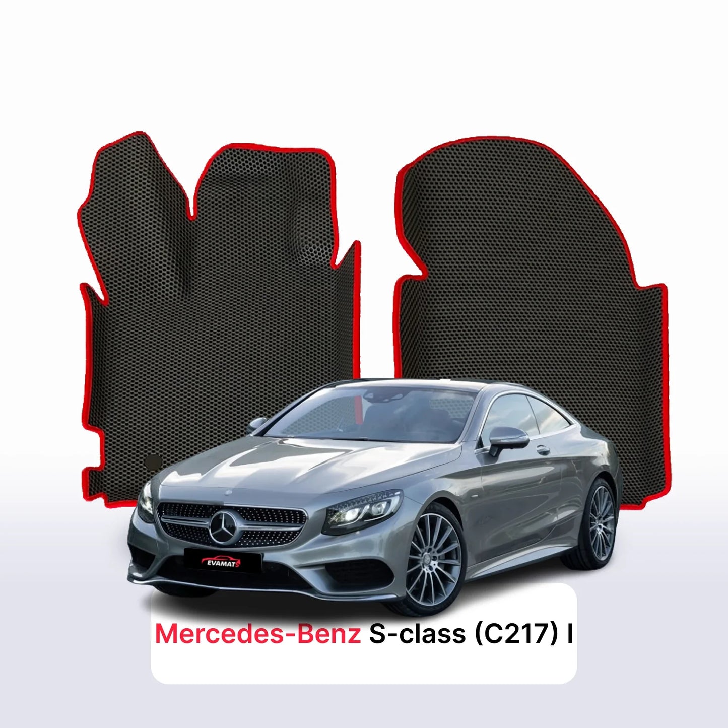 EVA auto paklāji Mercedes-Benz S-klasa (C217) 1 paaudze 2014-2021 gads KUPEJA