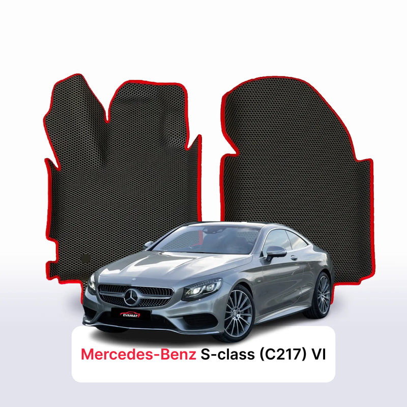 EVA auto paklāji Mercedes-Benz S-klasa 6 paaudze (C217) 2014-2020 gads KUPEJA