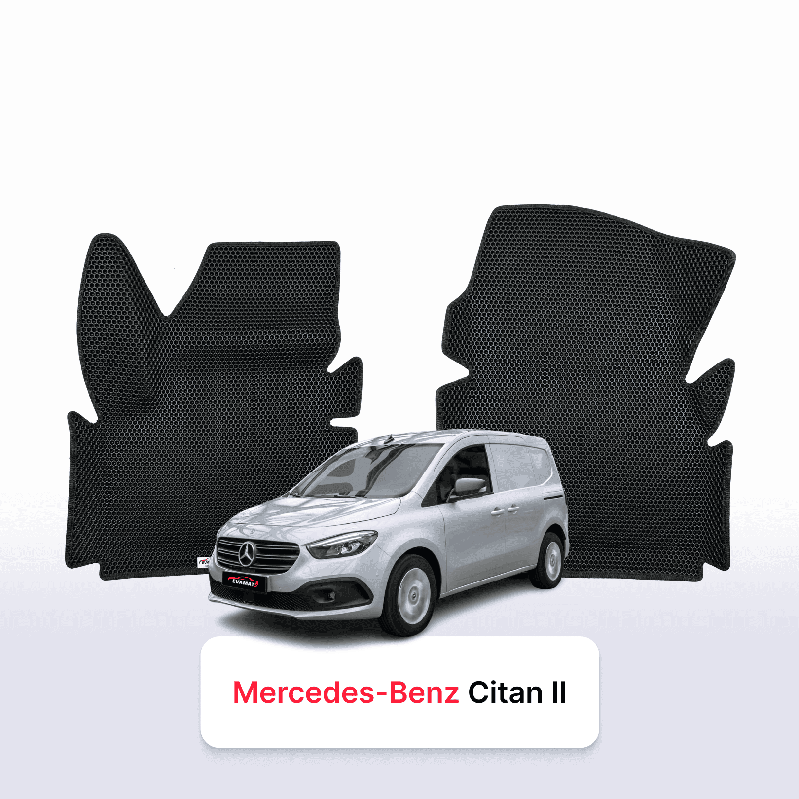 EVA auto paklāji Mercedes-Benz Citan 2 paaudze 2021-2026 gads FURGONS