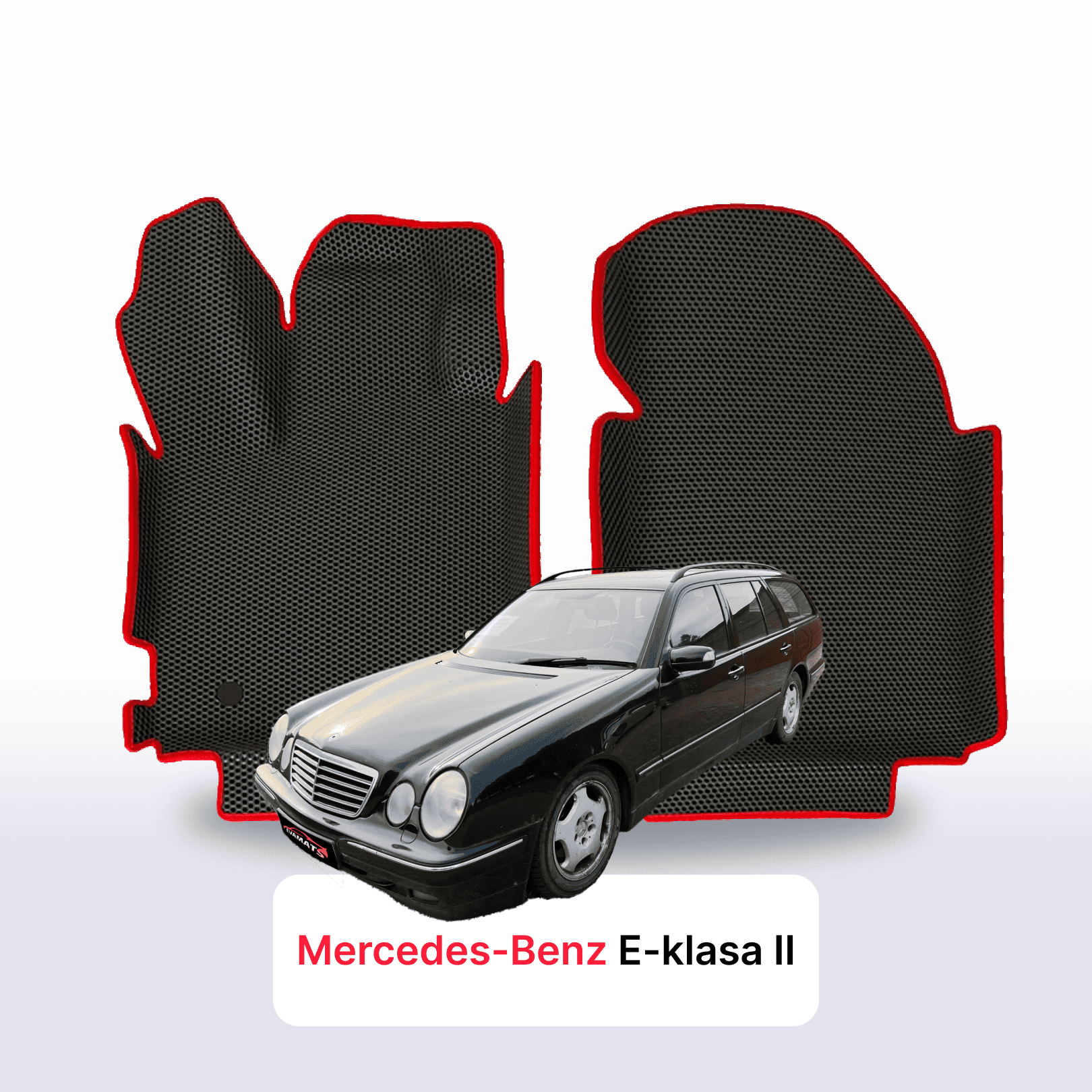 EVA auto paklāji Mercedes-Benz E-klasa 2 paaudze (S210) 1995-2002 gads UNIVERSĀLIS