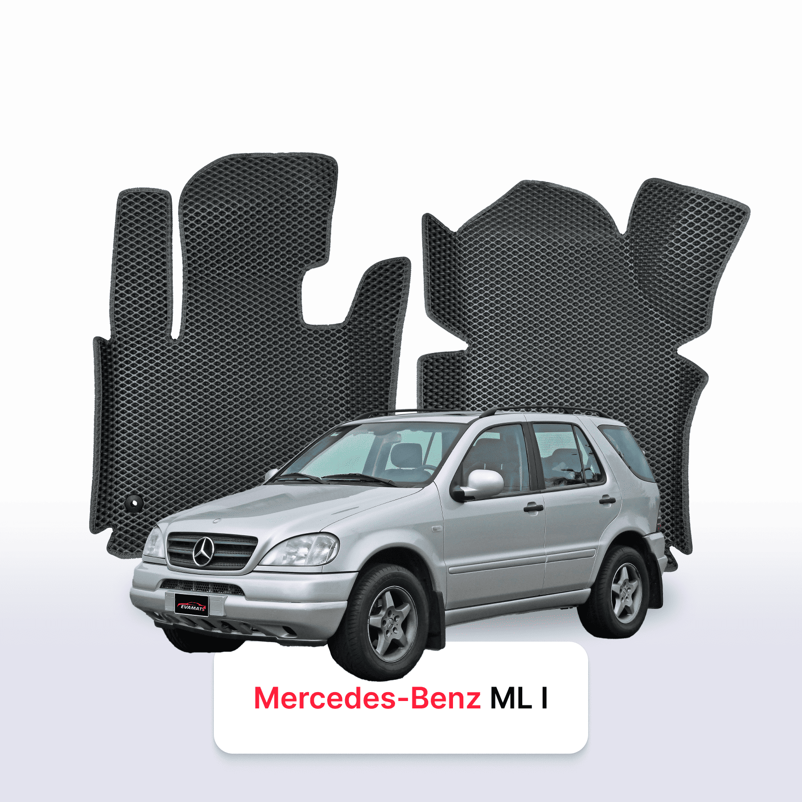 EVA auto paklāji Mercedes-Benz ML 1 paaudze (W163) 1997-2005 gads SUV 5 durvju