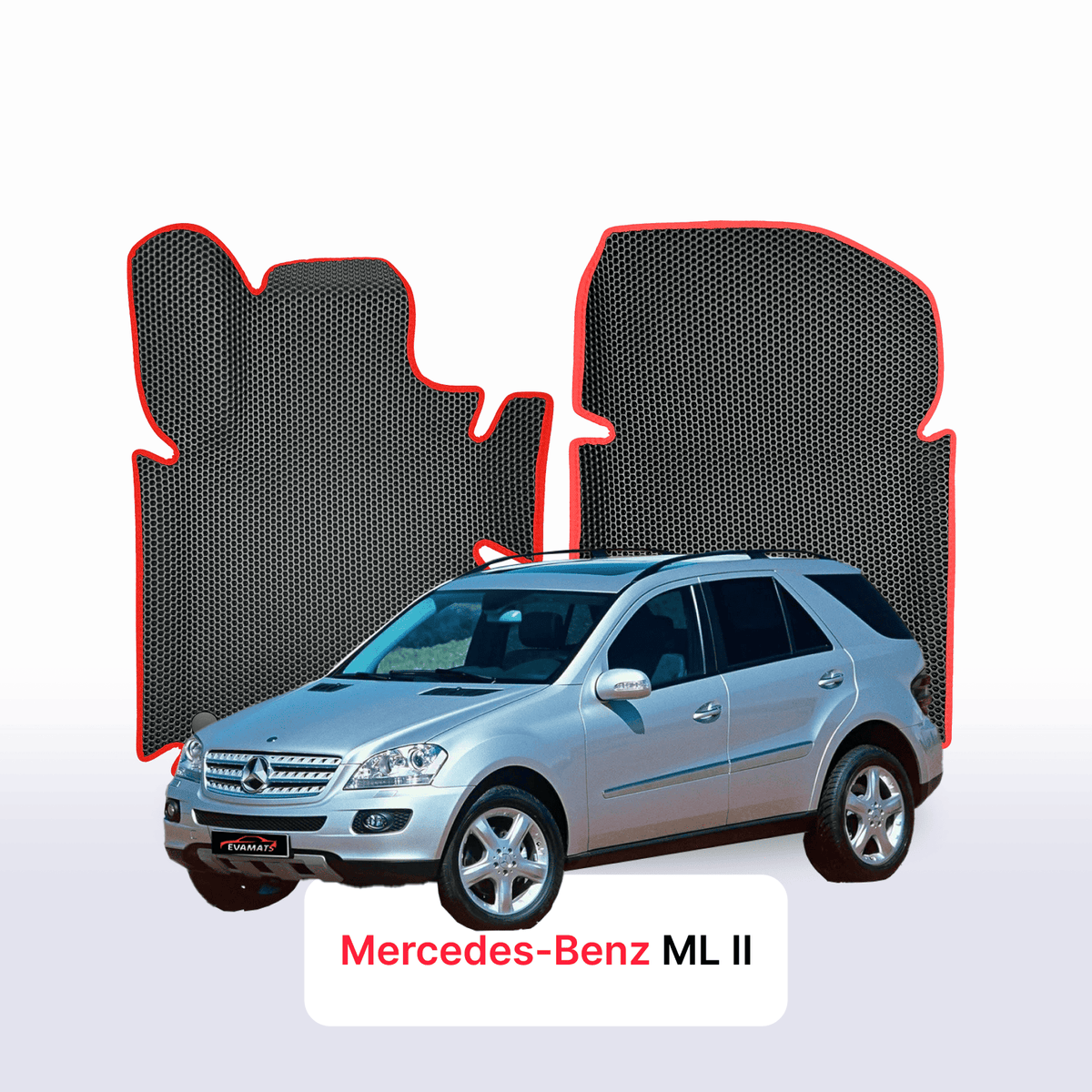 EVA auto paklāji Mercedes-Benz ML 2 paaudze (W164) 2005-2011 gads SUV 5 durvju