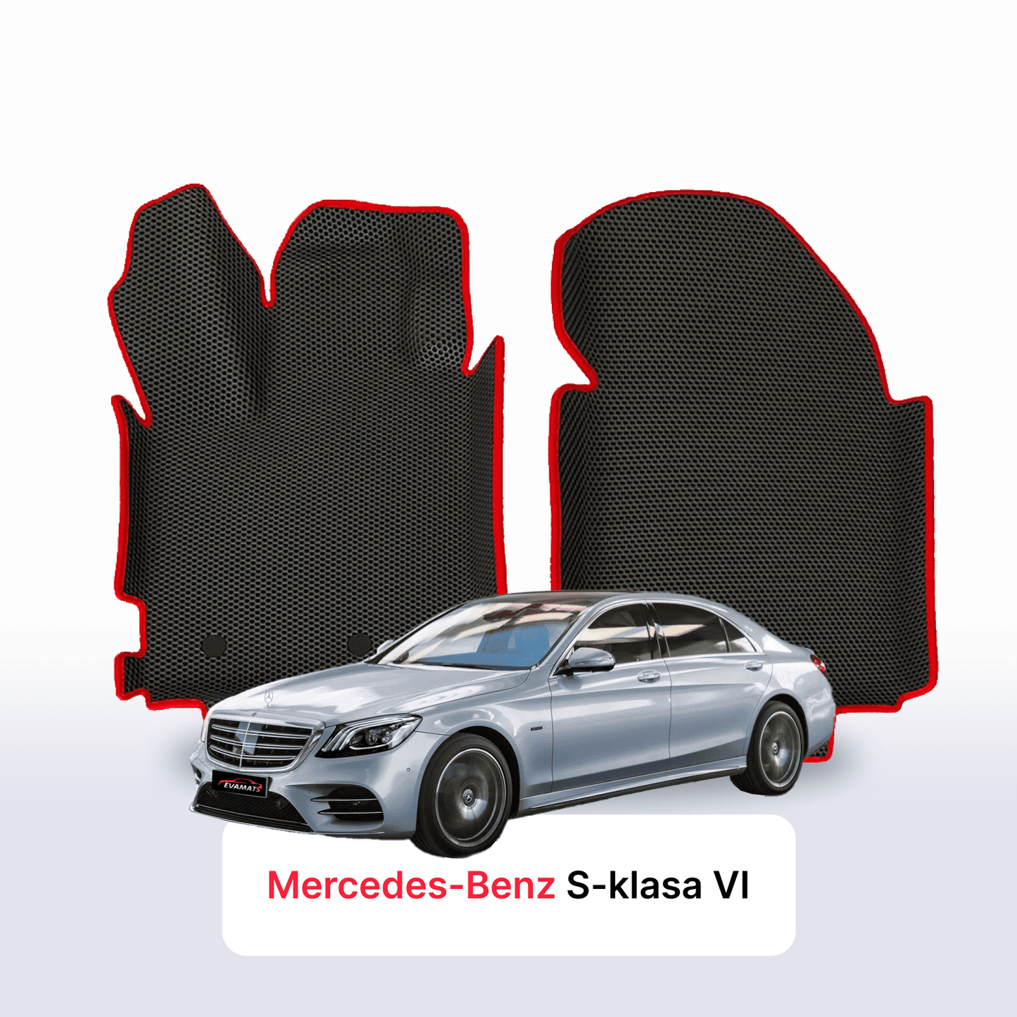 EVA auto paklāji Mercedes-Benz S-klasa 6 paaudze (W222) 2013-2020 gads LONG SEDANS