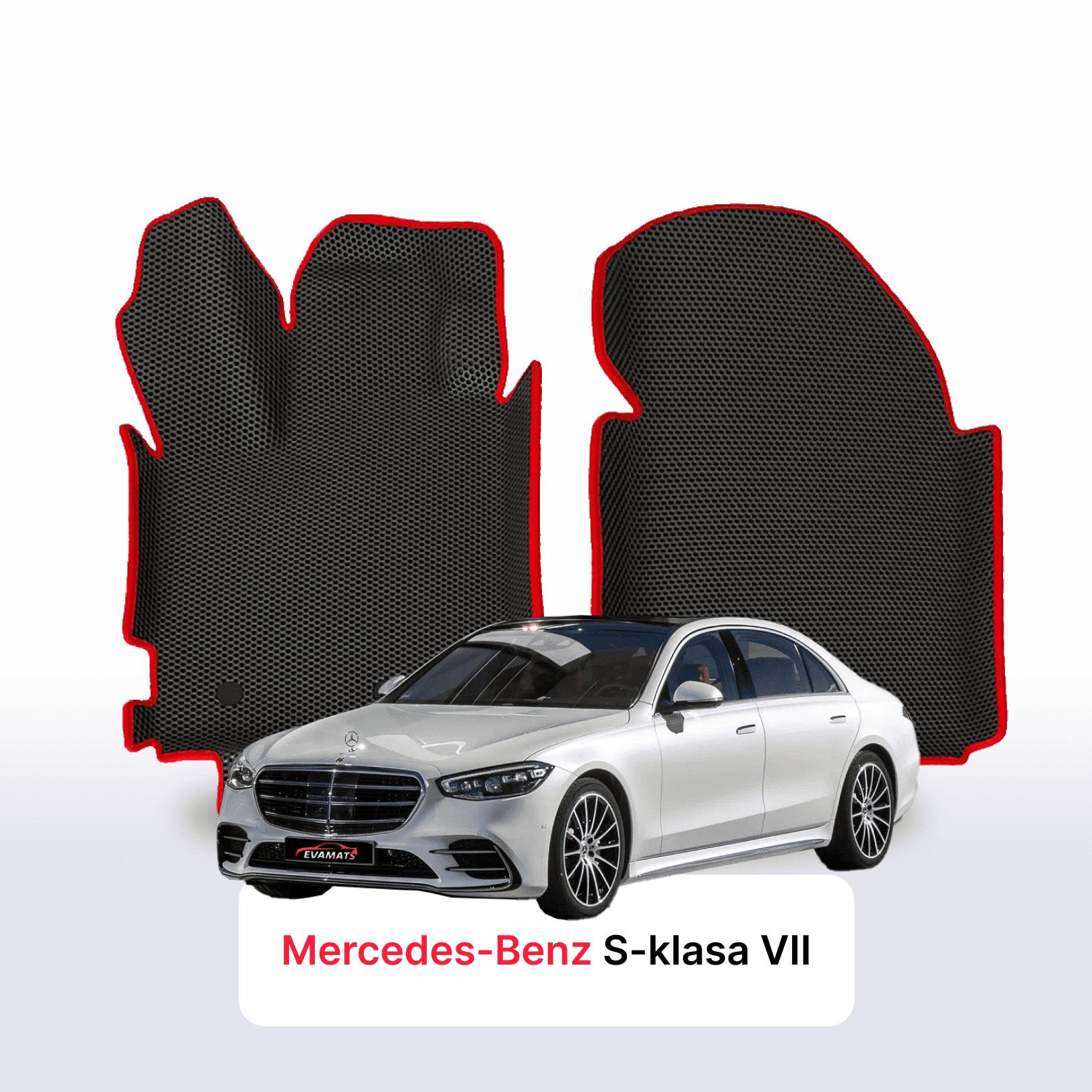 EVA auto paklāji Mercedes-Benz S-klasa 7 paaudze (W223) 2020-2027 gads LONG SEDANS