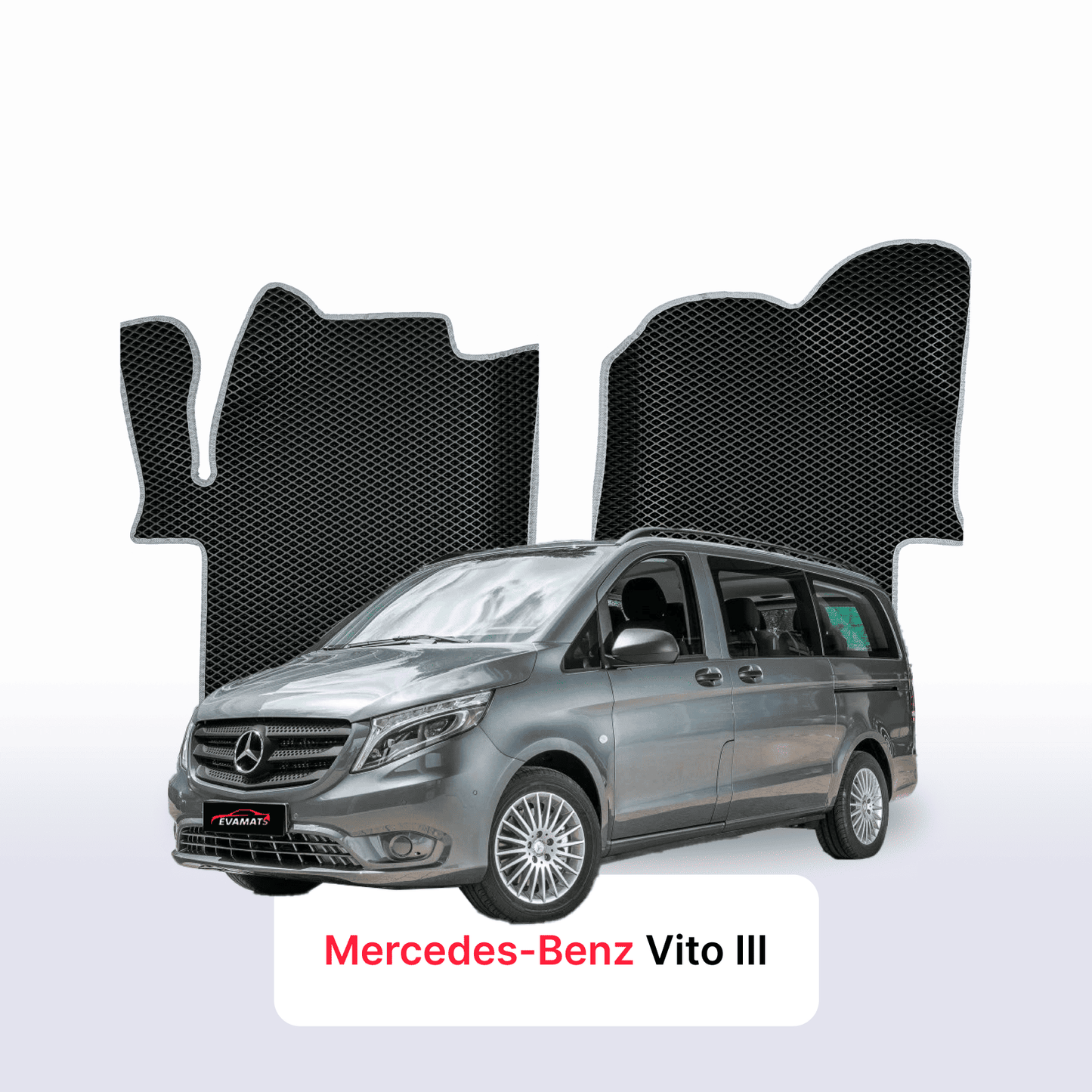 EVA auto paklāji Mercedes-Benz Vito 3 paaudze (W447) 2014-2027 gads AUTOBUSS