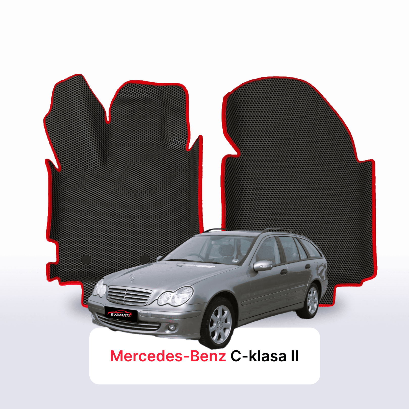 EVA auto paklāji Mercedes-Benz С-klasa 2 paaudze (S203) 2000-2007 gads UNIVERSĀLIS