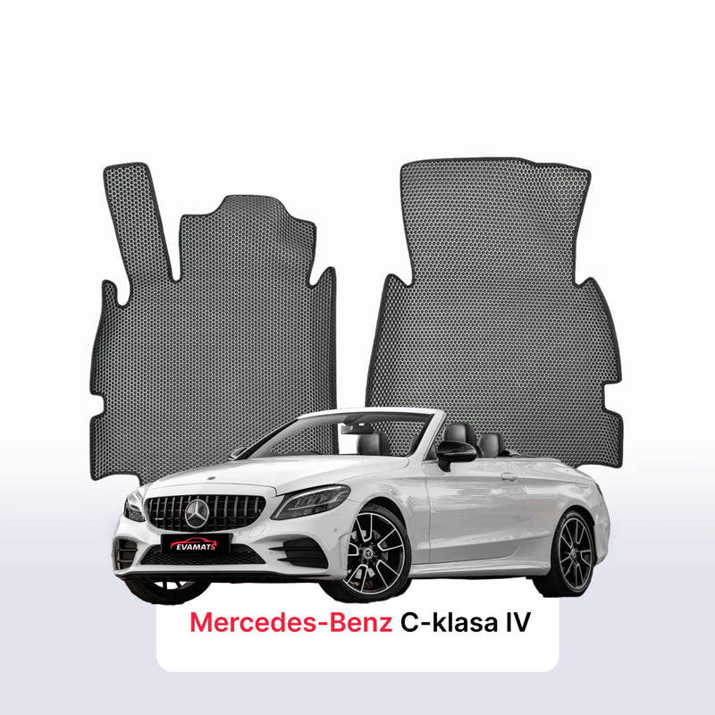 EVA auto paklāji Mercedes-Benz C-klasa 4 paaudze (A205) 2014-2021 gads KABRIOLETS