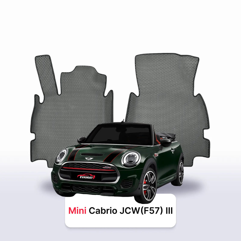 EVA auto paklāji Mini Cabrio(F57) JCW 3 paaudze 2015-2024 gads KABRIOLETS