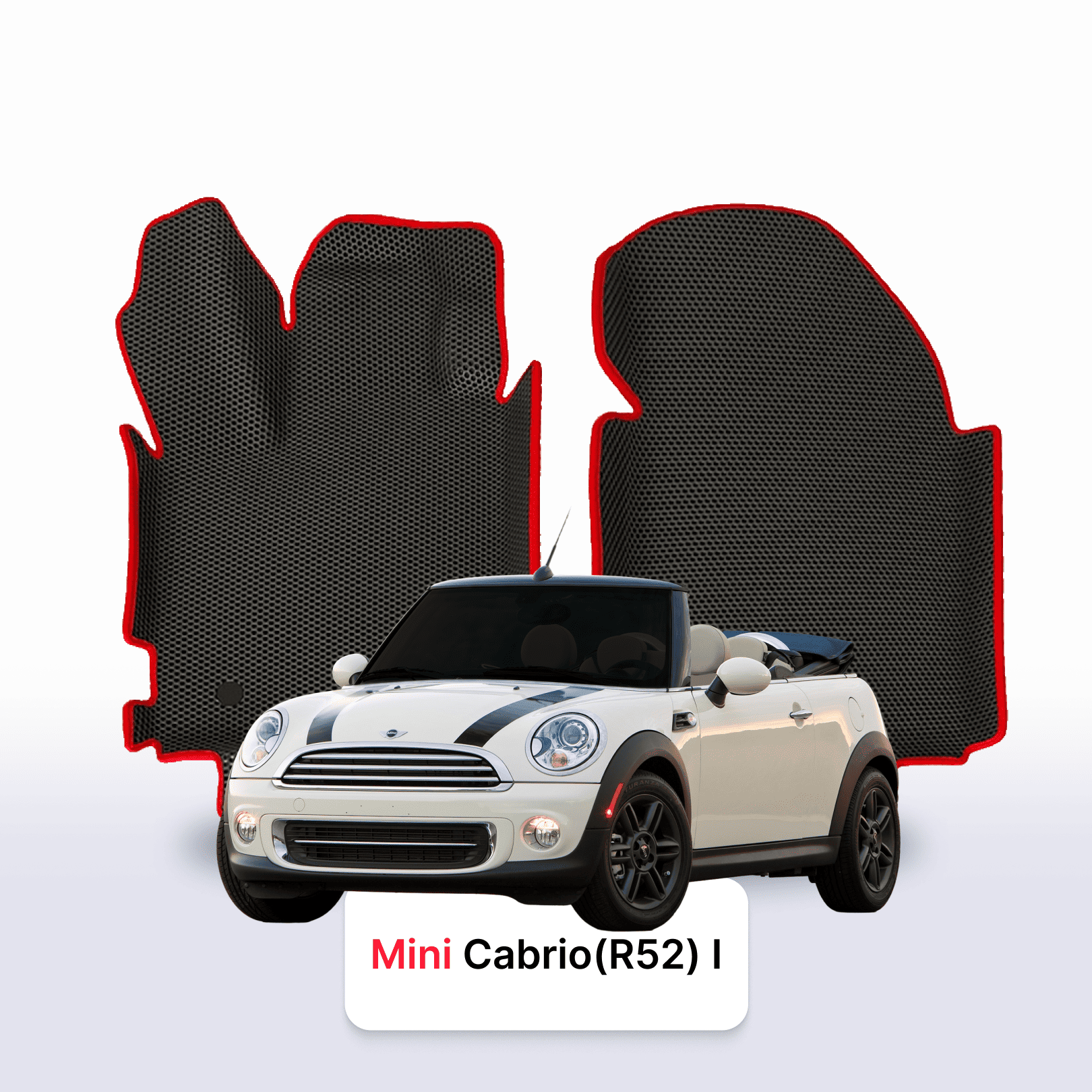 EVA auto paklāji Mini Cabrio(R52) 1 paaudze 2004-2008 gads KABRIOLETS