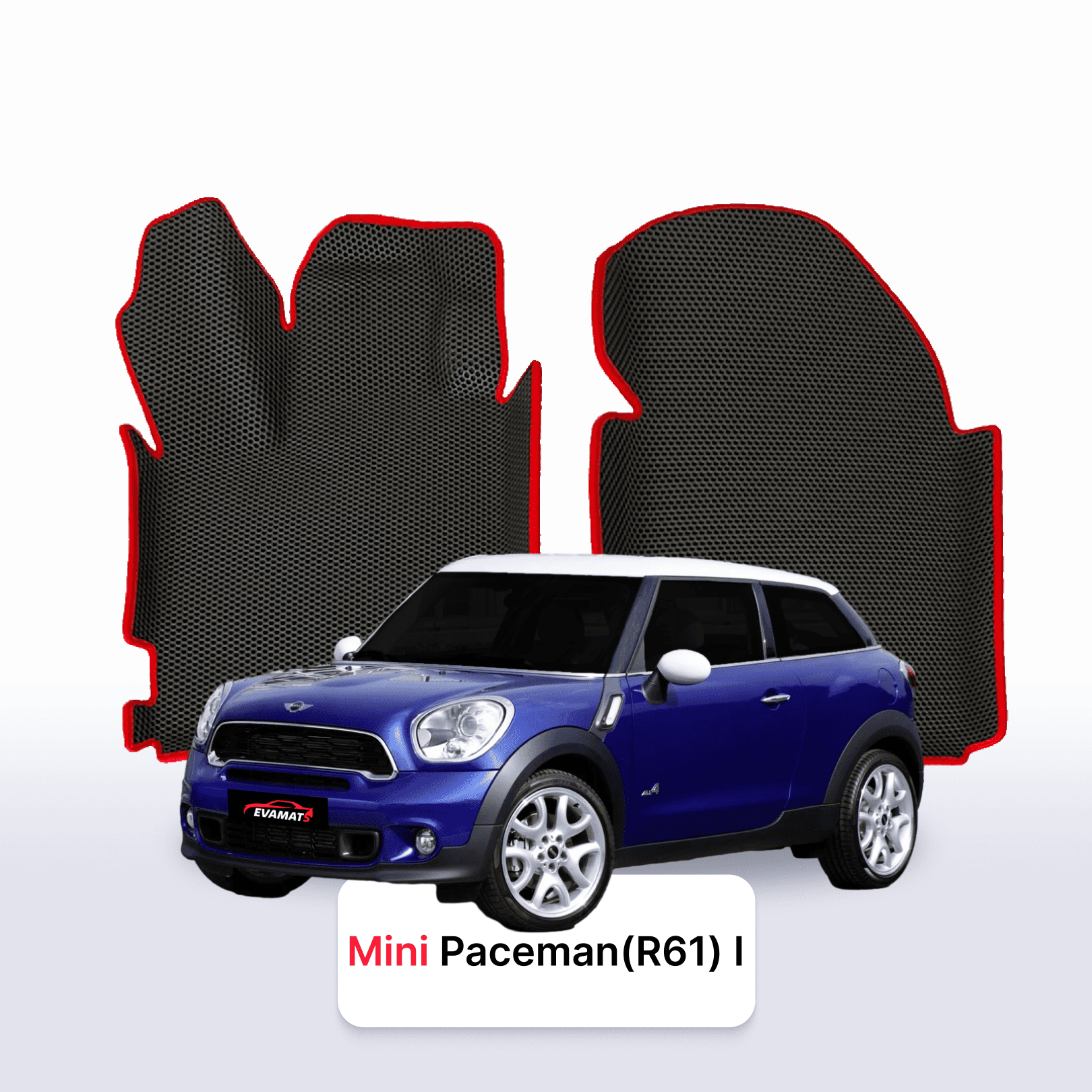 EVA auto paklāji Mini Paceman(R61) 1 paaudze 2012-2016 gads Cooper S Hatchback 3 durvju
