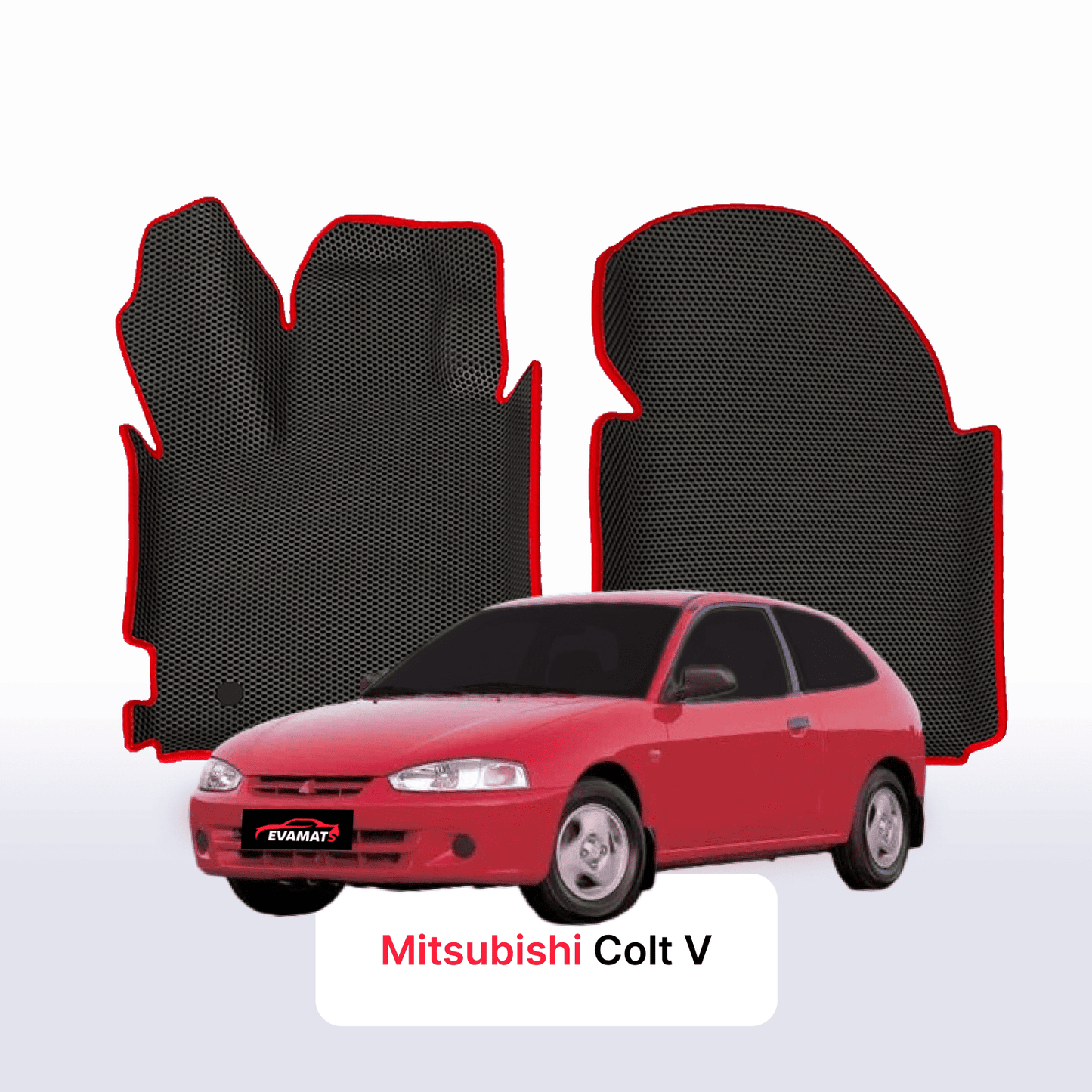 EVA auto paklāji Mitsubishi Colt(CJ) 5 paaudze 1995-2003 gads HEČBEKS 3 durvju