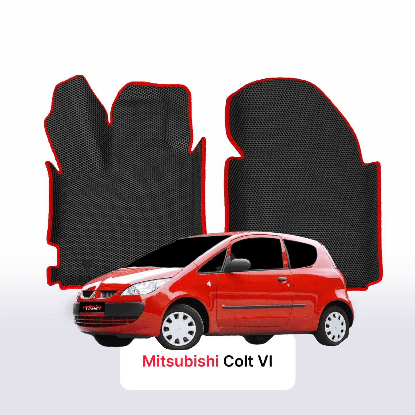 EVA auto paklāji Mitsubishi Colt(Z30) 6 paaudze 2002-2012 gads HEČBEKS 3 durvju