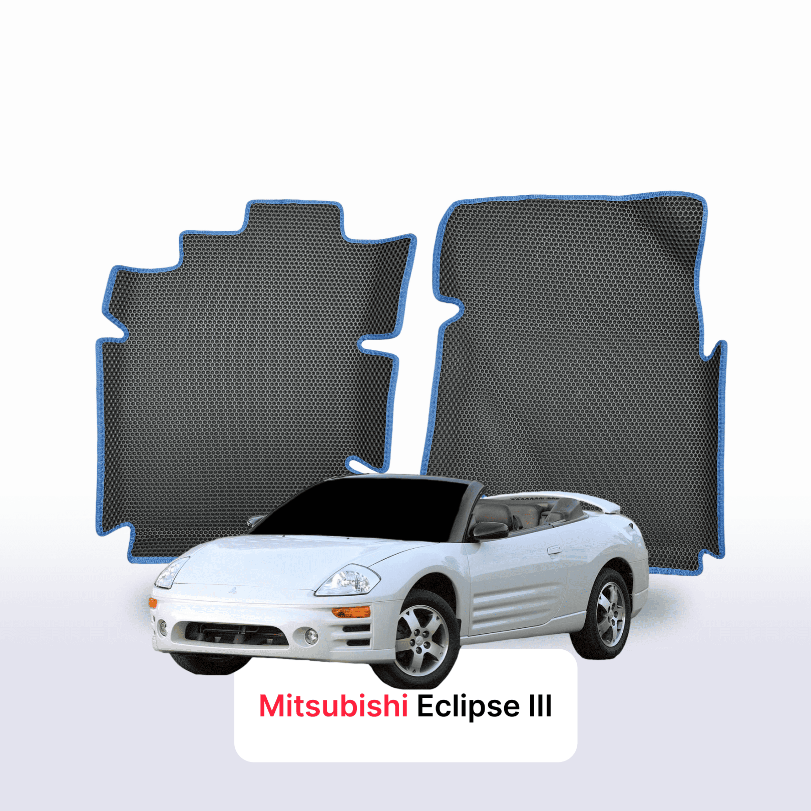 EVA auto paklāji Mitsubishi Eclipse 3 paaudze 1999-2005 gads KABRIOLETS