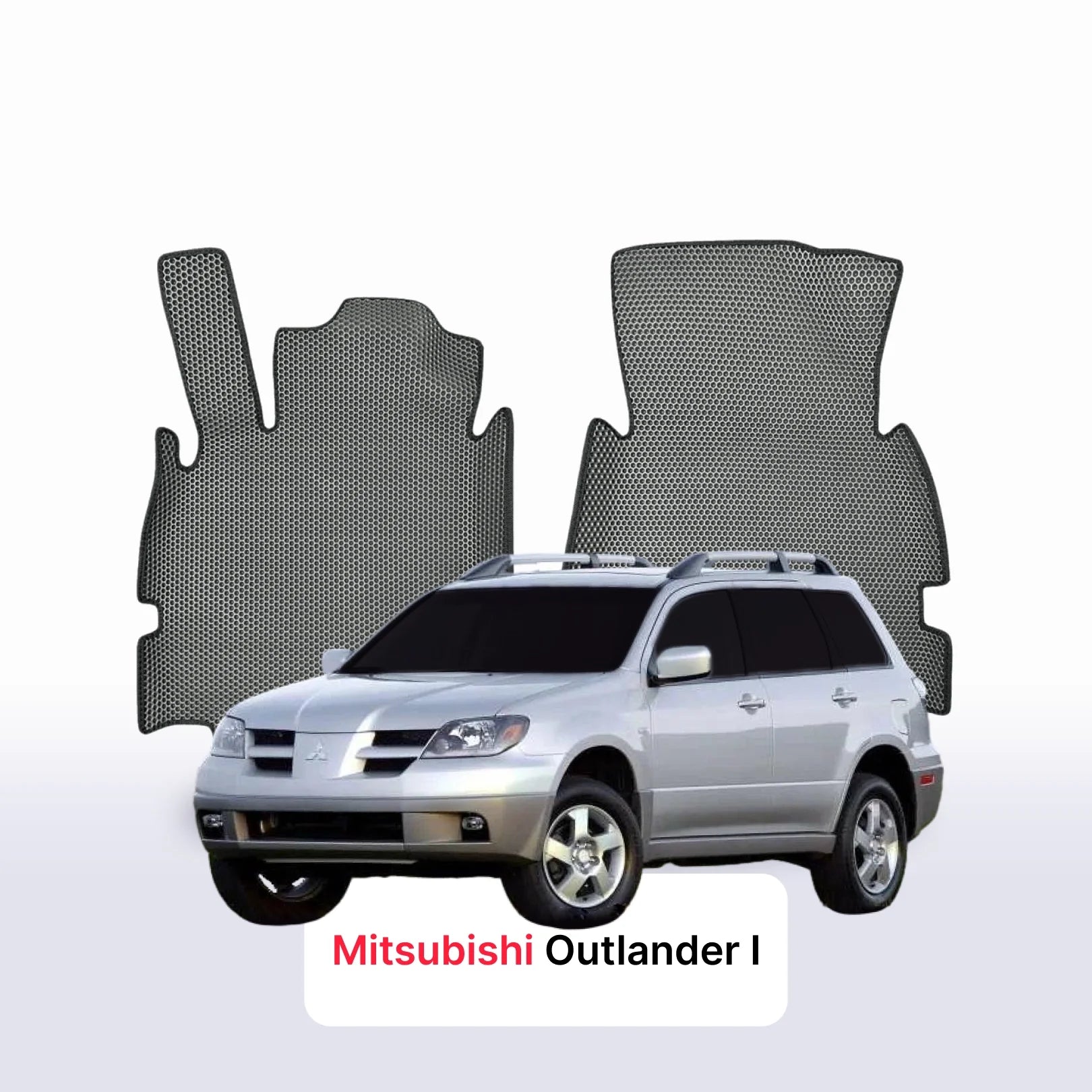 EVA auto paklāji Mitsubishi Outlander 1 paaudze 2002-2006 gads SUV