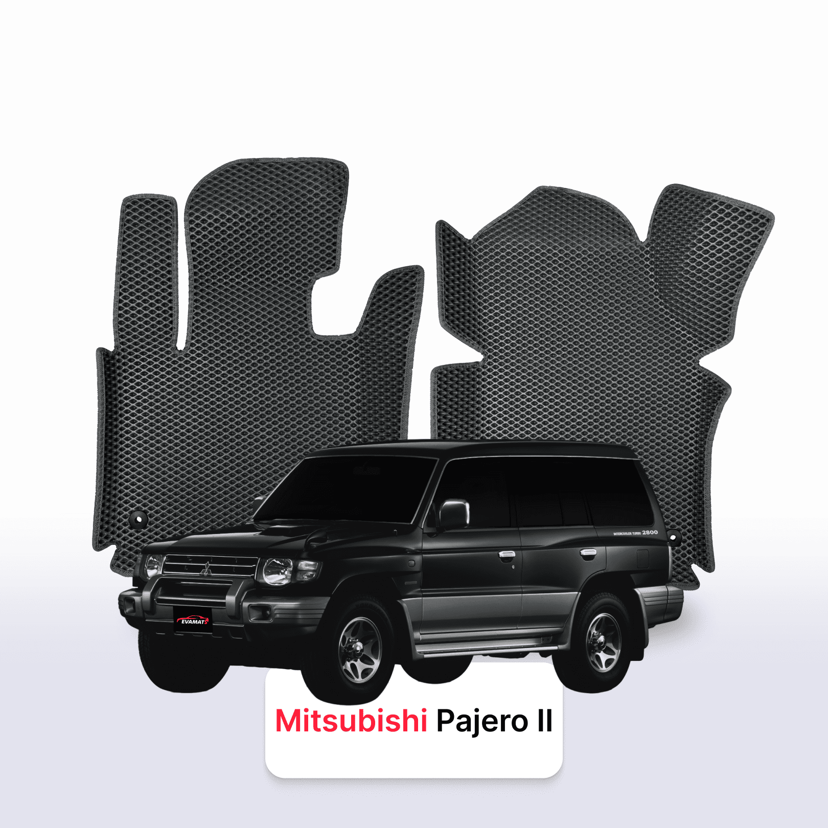 EVA auto paklāji Mitsubishi Pajero 2 paaudze 1991-1999 gads SUV