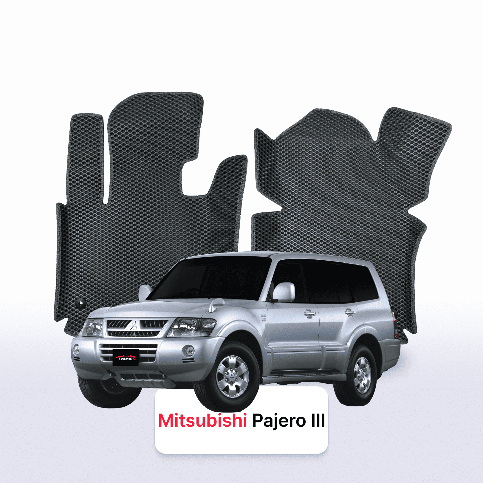 EVA auto paklāji Mitsubishi Pajero 3 paaudze 1999-2006 gads SUV