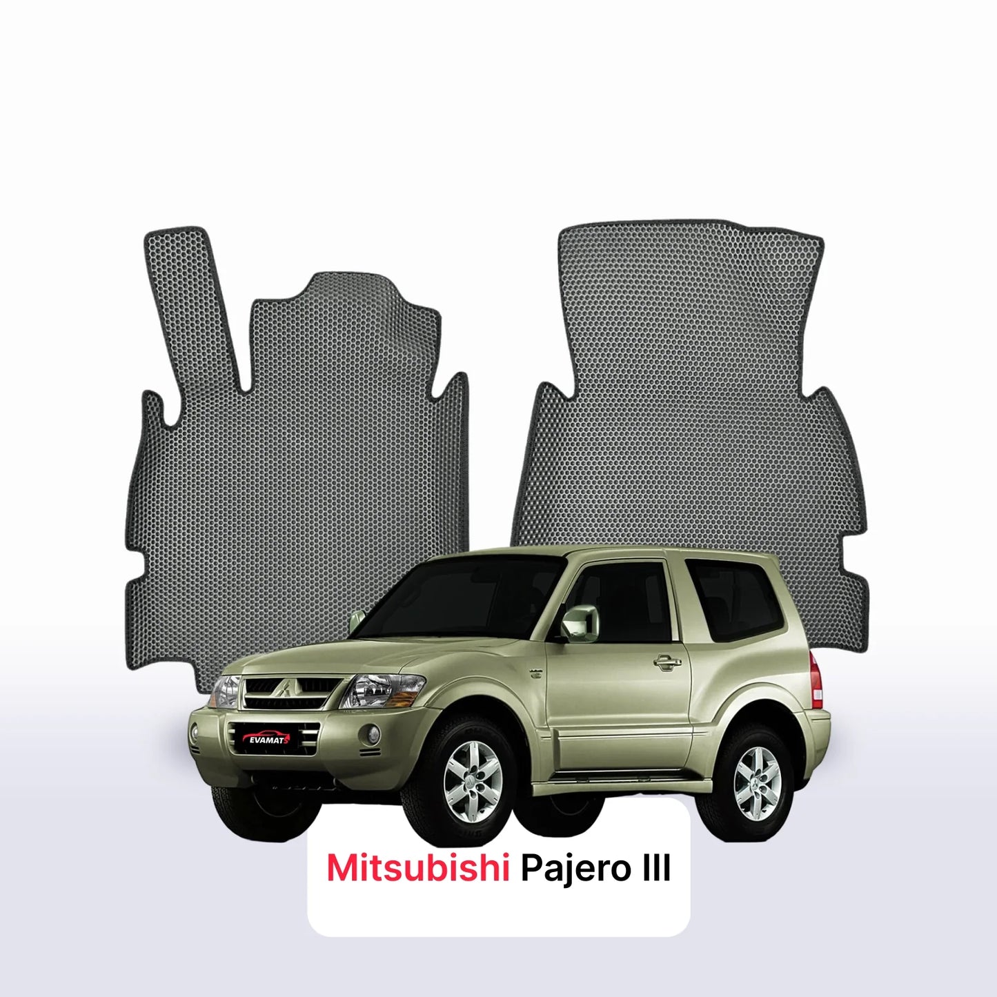 EVA auto paklāji Mitsubishi Pajero 3 paaudze 1999-2006 gads SUV 3 durvju